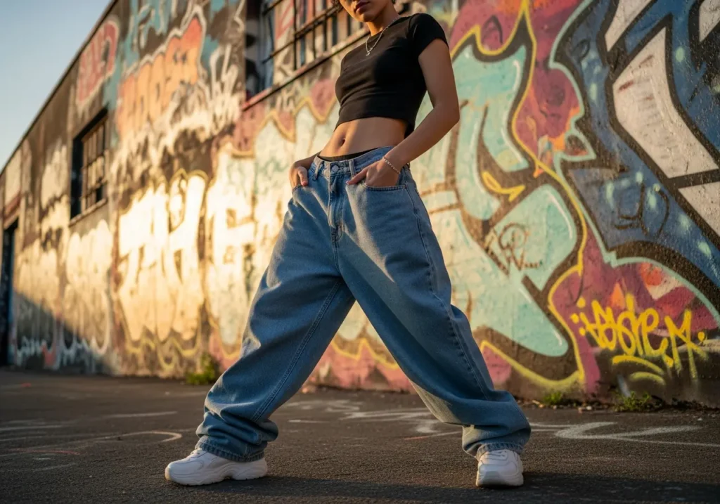 Baggy Jeans Bring Streetwear Energy