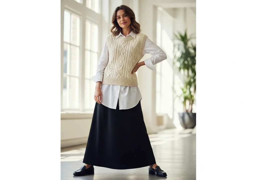 Sweater Vest for Trendy Texture