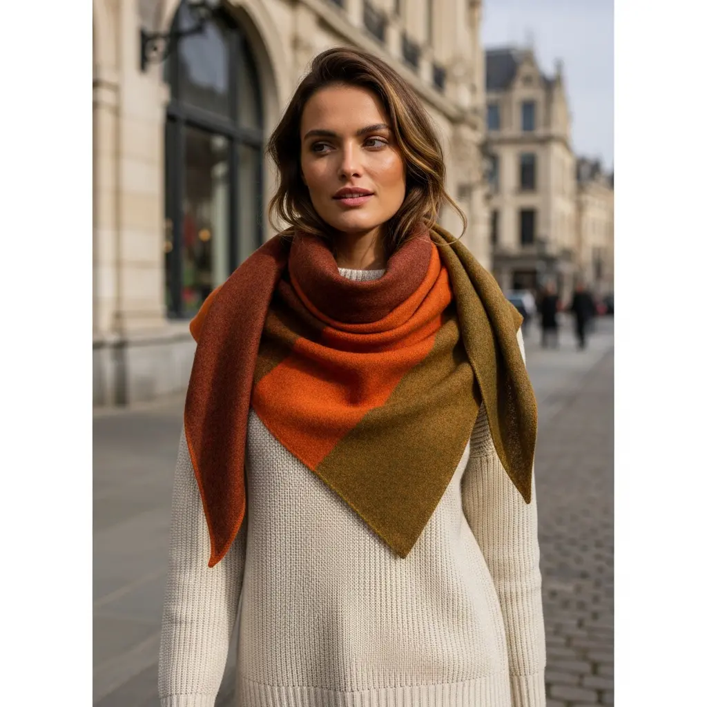 Triangle Scarf Drape