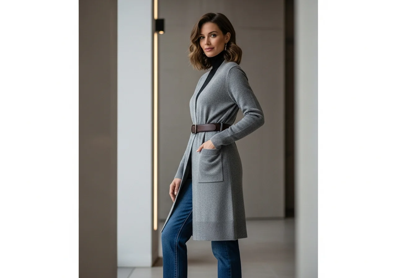 2 The Belted Cardigan Transformation