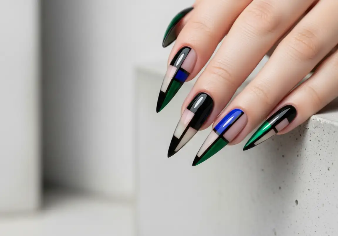 Negative Space Stiletto Nails
Stiletto Nails Designs