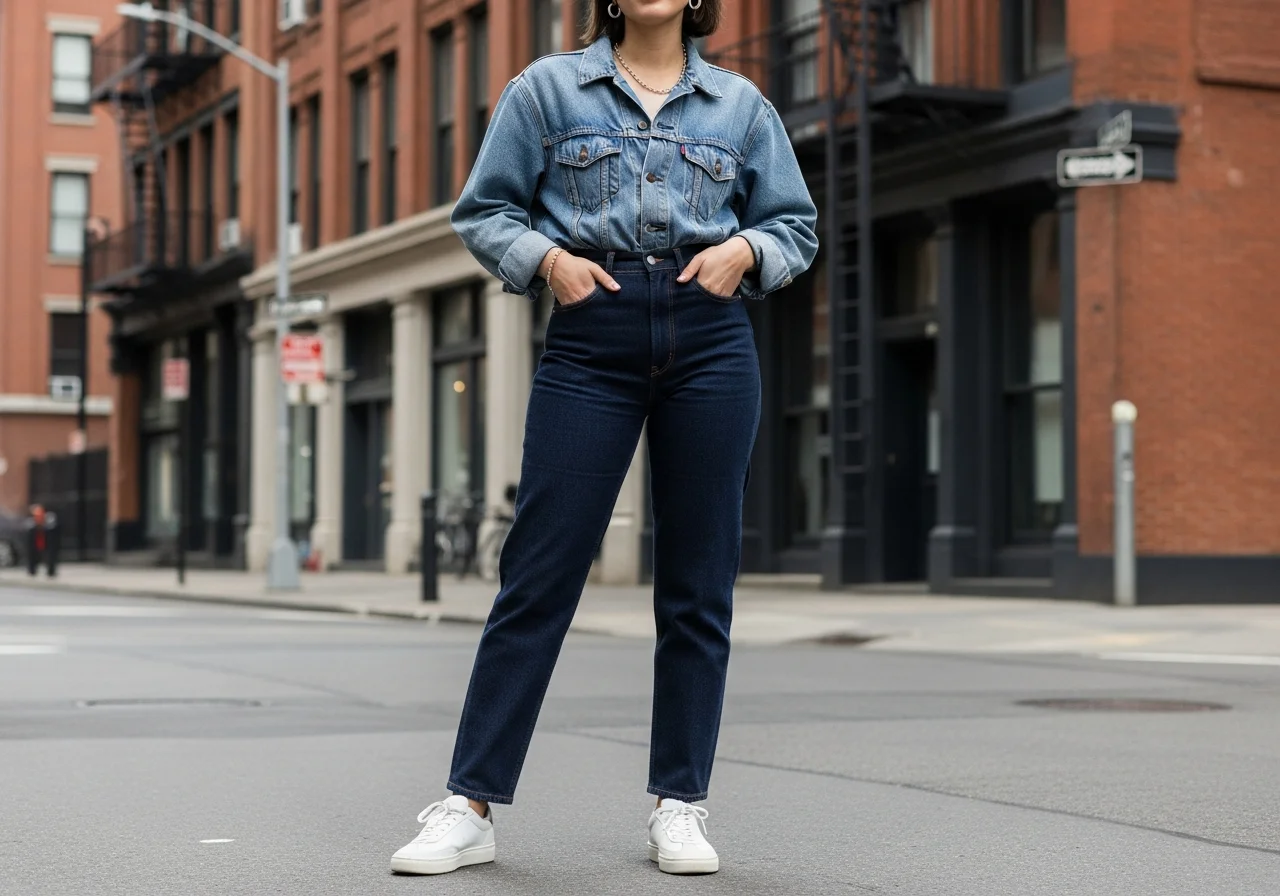 6 Canadian Tuxedo with Contrasting Washes