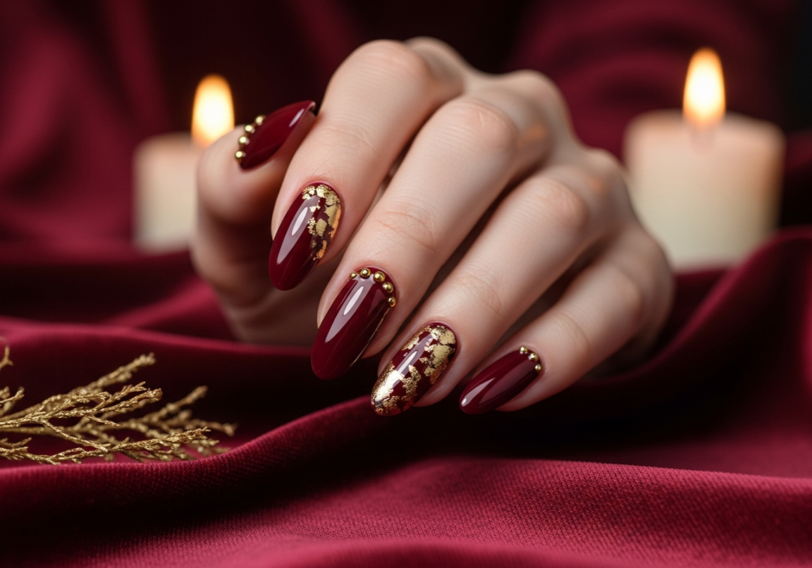 Deep Burgundy Sophistication
Bold Gothic Nail Looks