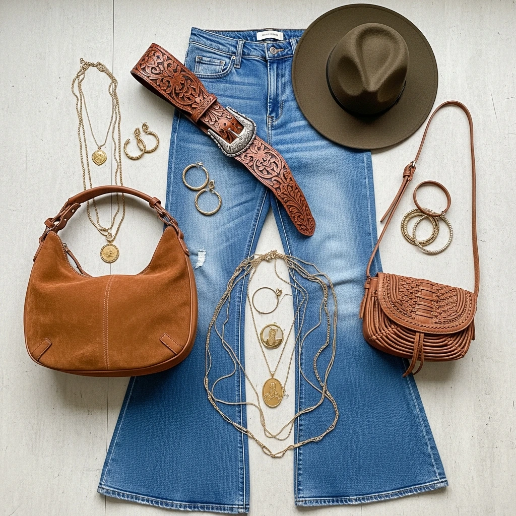Accessorizing Your Flare Jeans