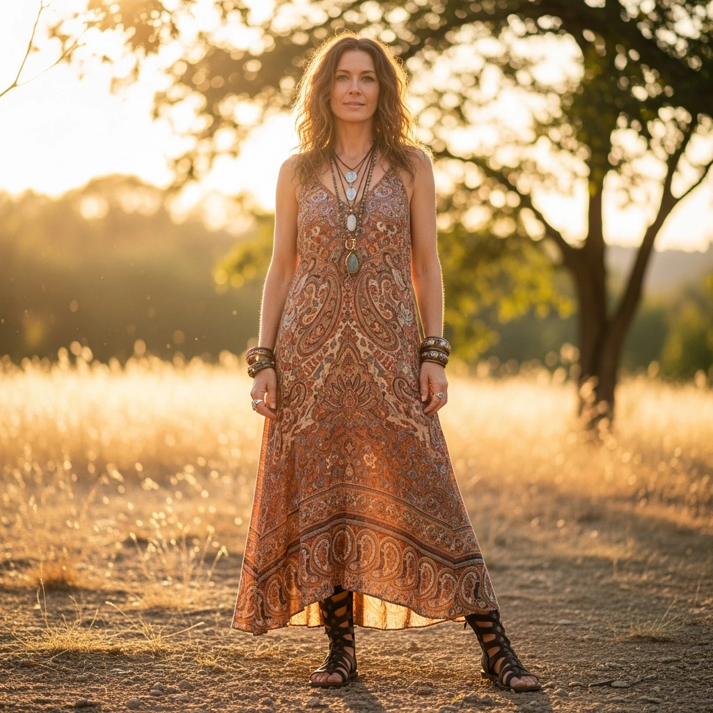 Boho-Chic-Maxi-Dress