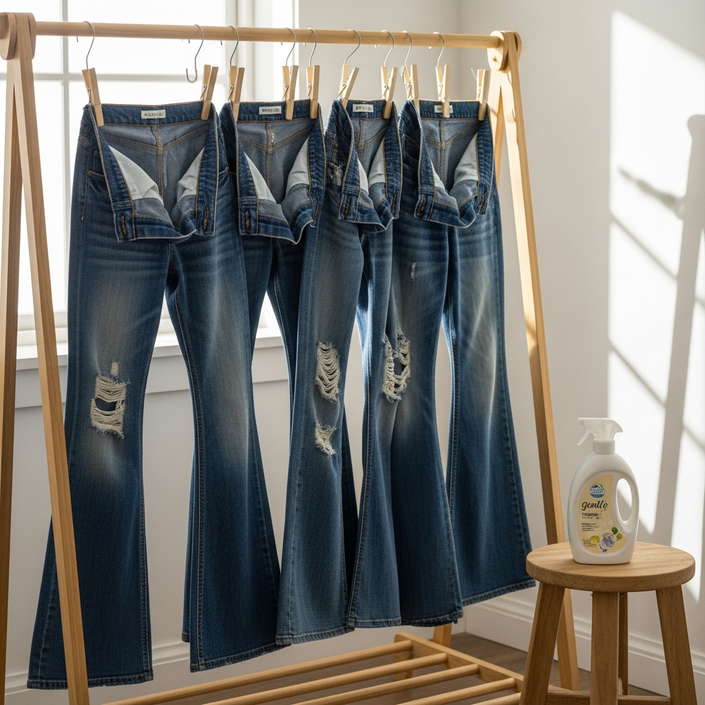 Caring for Your Flared Jeans