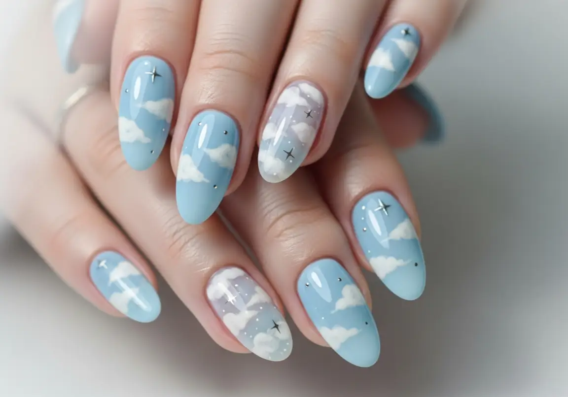 Cloud Nails Viral Gel Nail Ideas