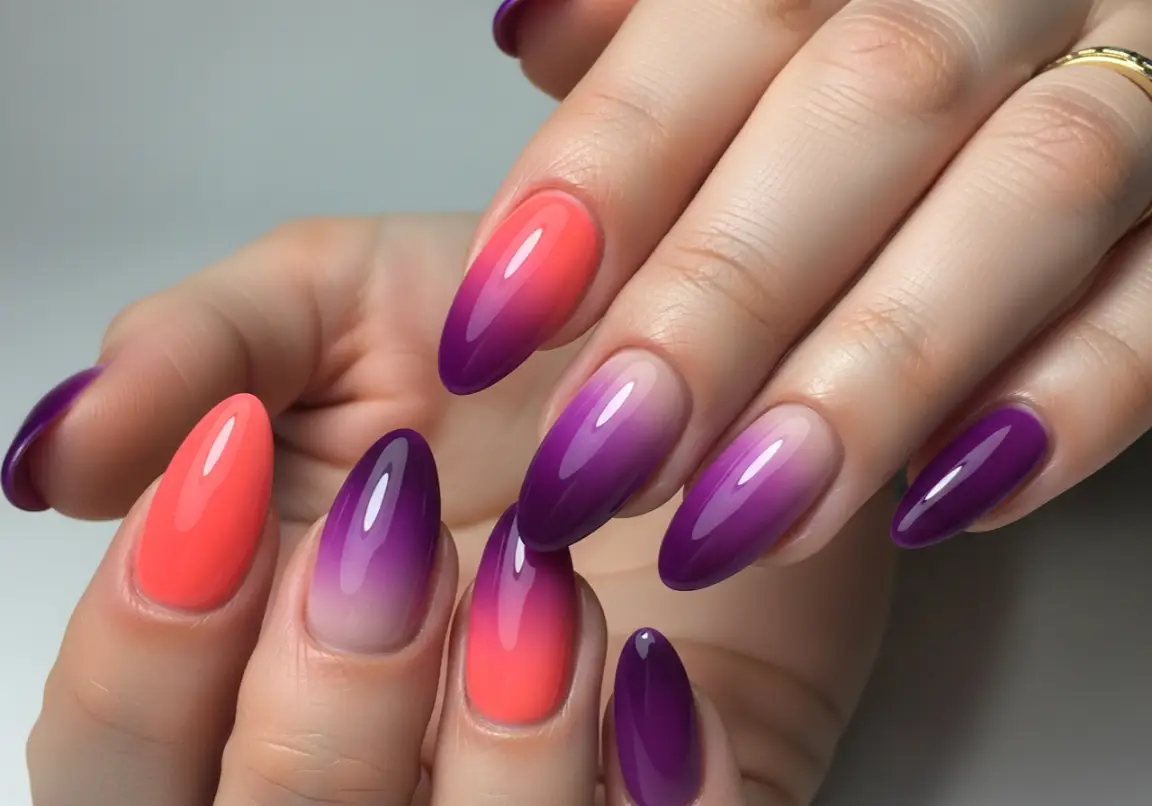 Gradient Ombre Viral Gel Nail Ideas