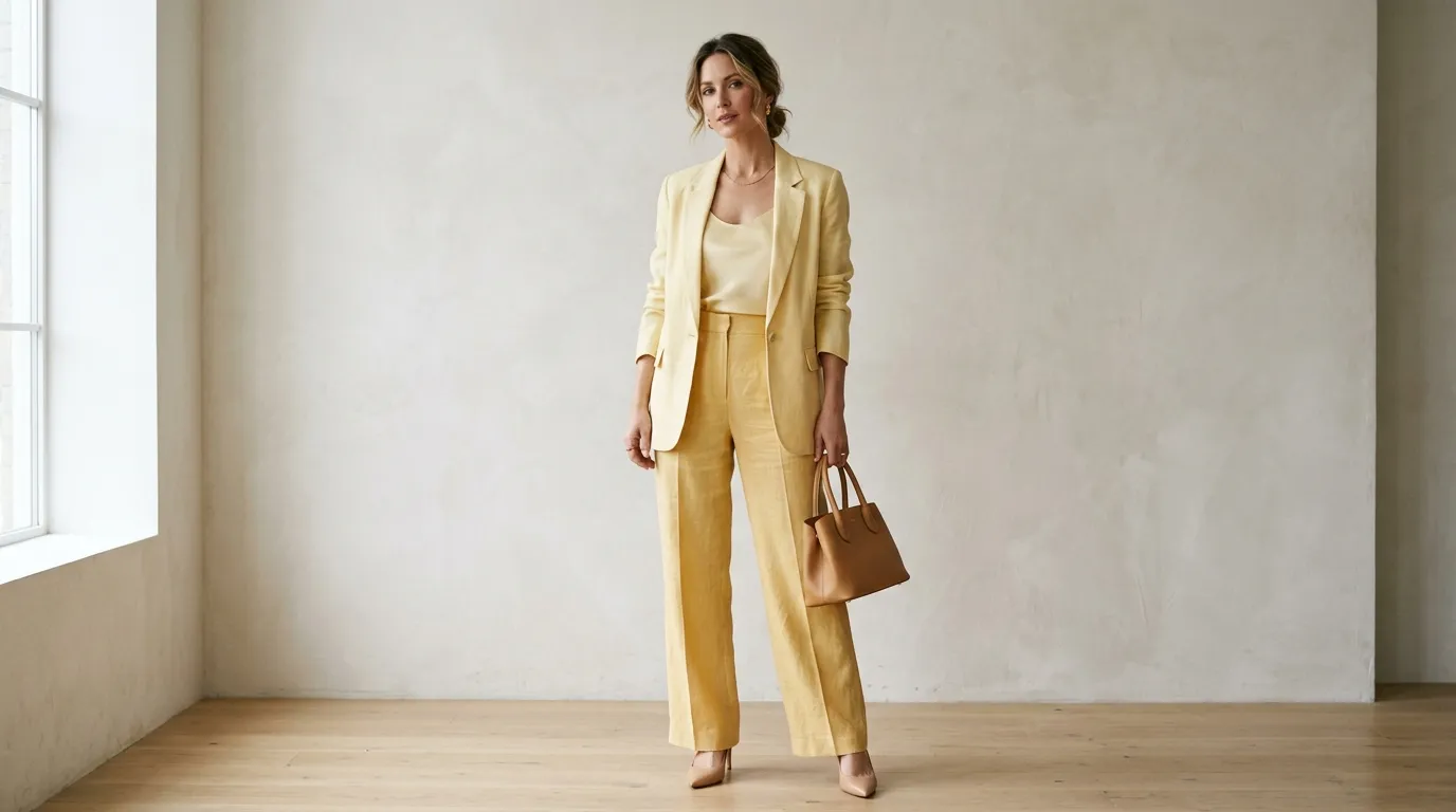 Monochromatic Butter Yellow Ensemble