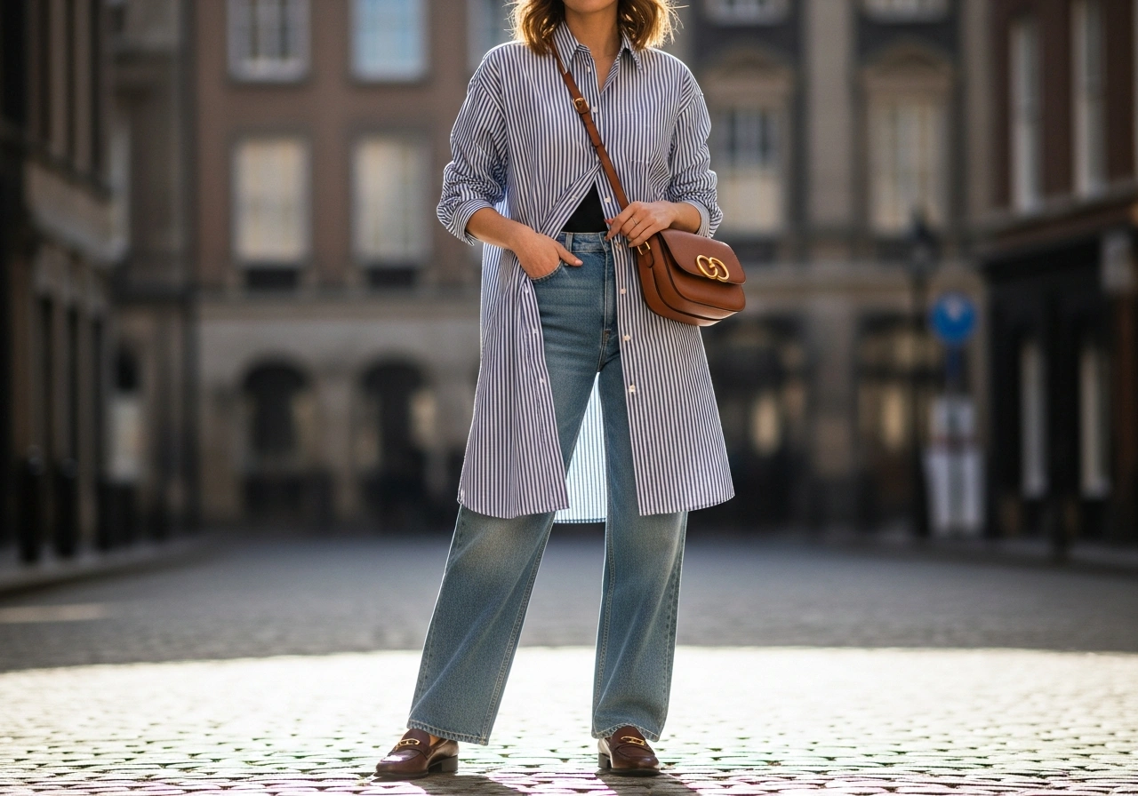 Shirt Dresses Double as Layers