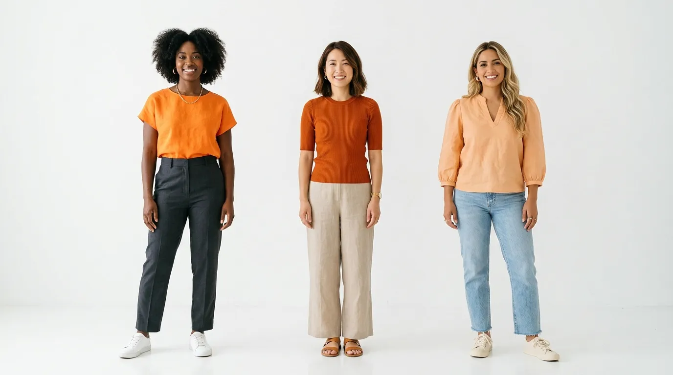 Styling Orange Tops for Different Skin Tones