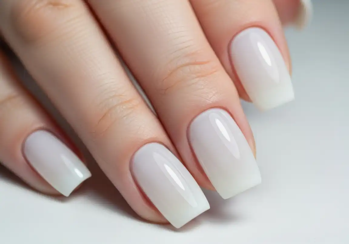 19 Glass Chrome White Chrome Nails Ideas