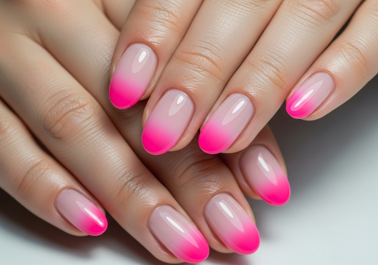 3. Pink Ombre Gradients
Pink Valentine Nails