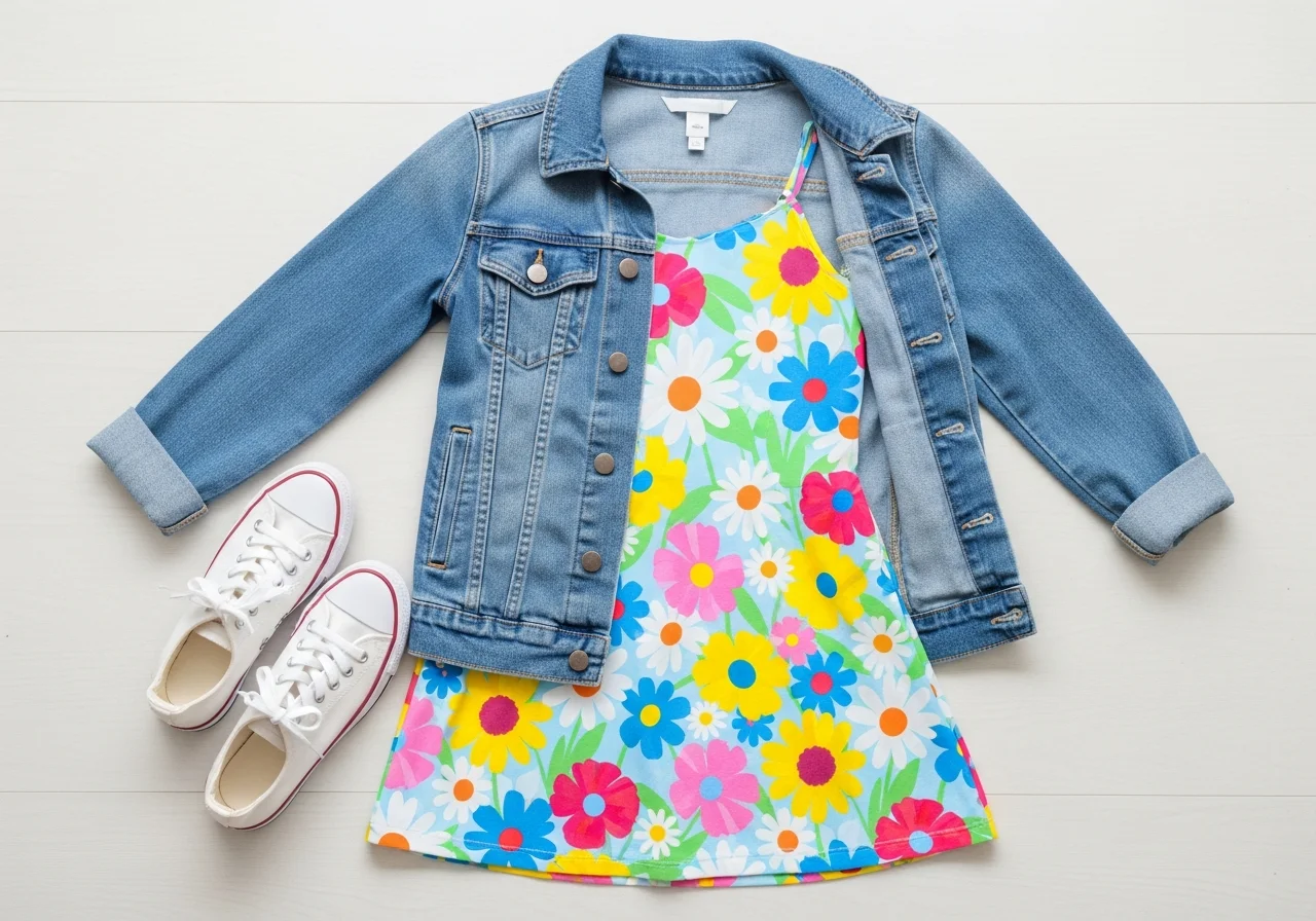 Jean Jacket and Sundress