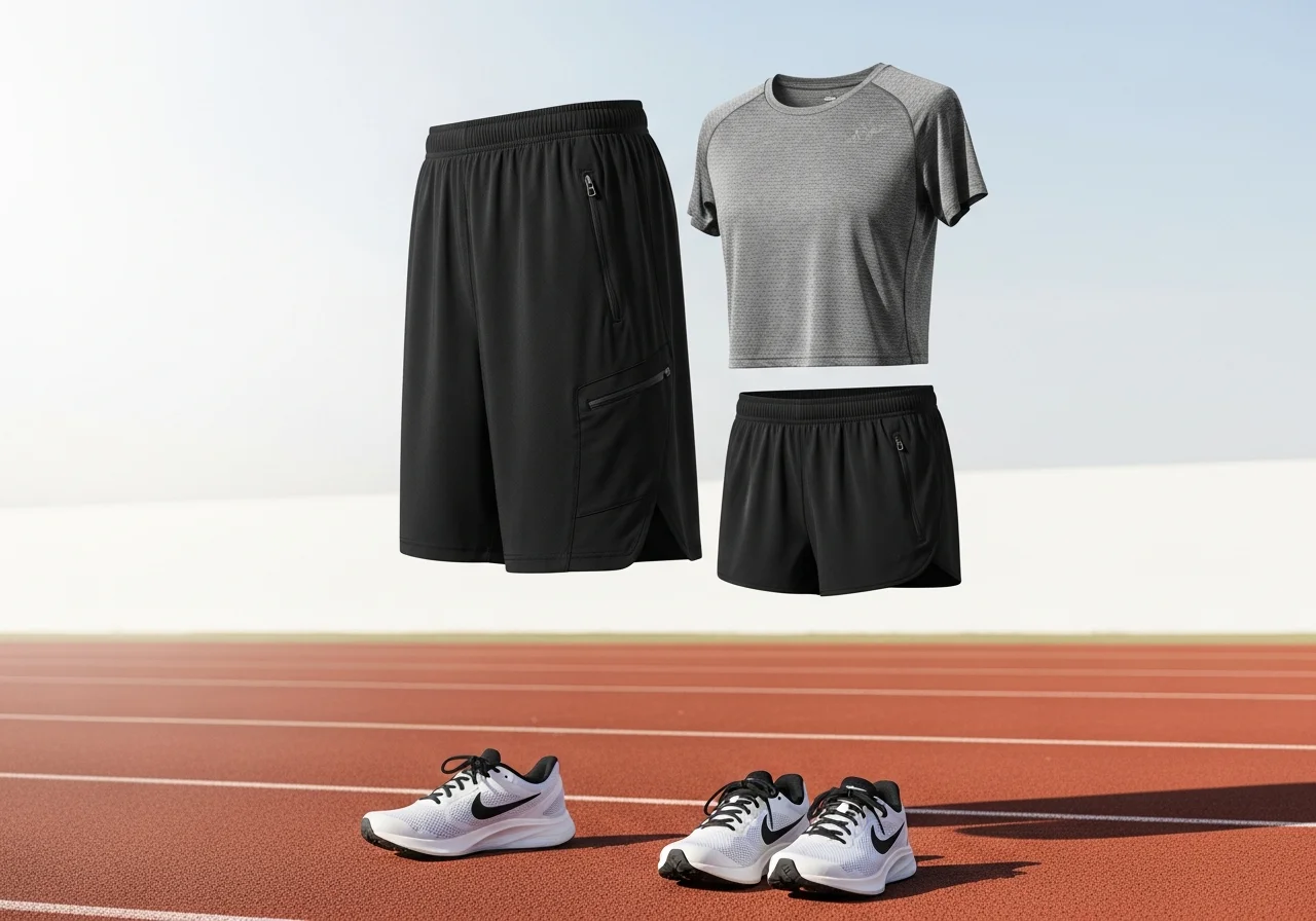 Moisture-Wicking Tee and Shorts