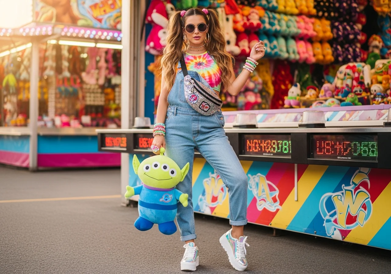 Overalls with a Trendy Twist