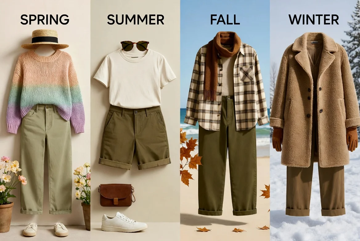 Seasonal Considerations for Khaki Pants Styling