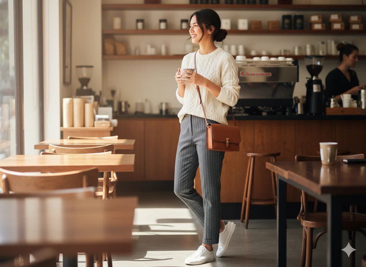 Smart Casual Sophistication: The Weekend Professional