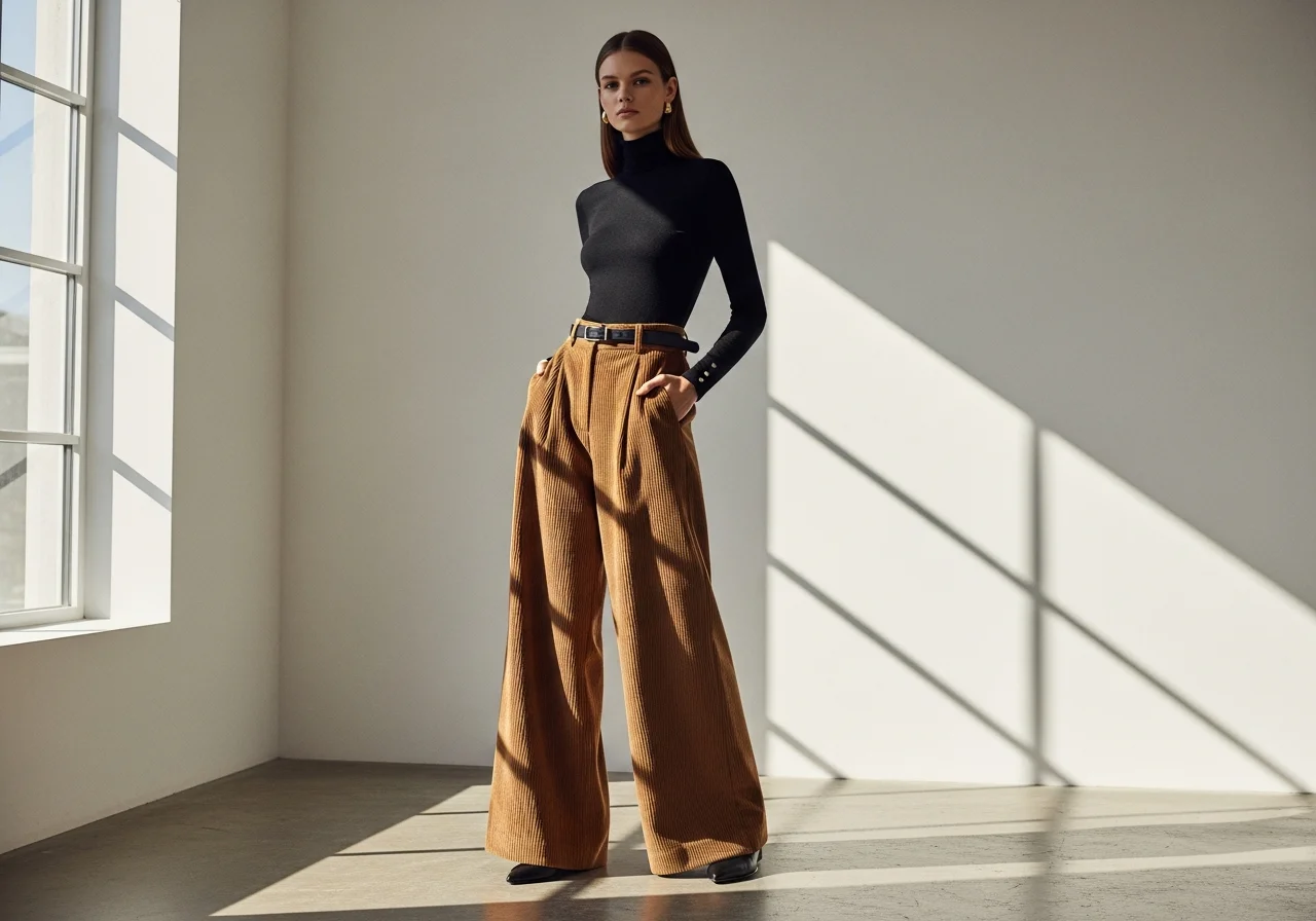 Styling Wide-Leg Corduroy