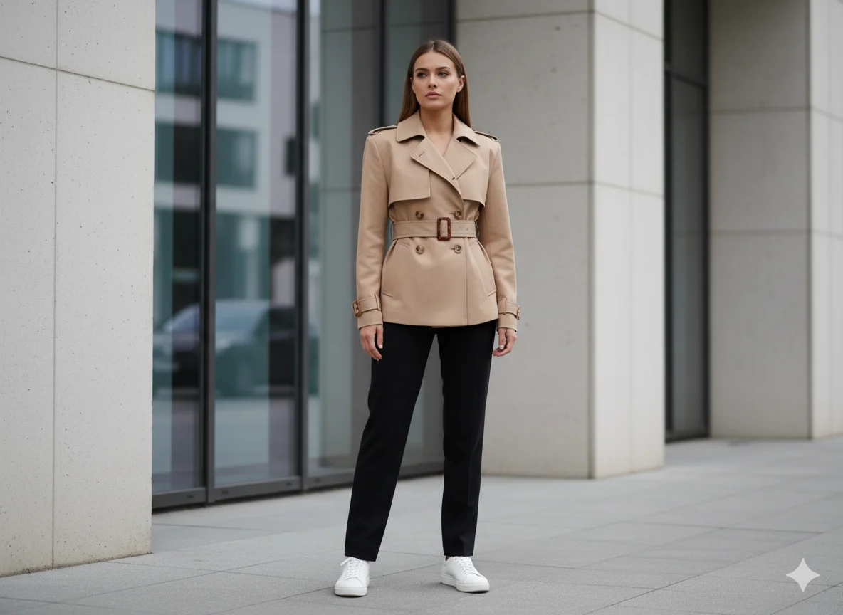 Understanding The Cropped Trench Coat Appeal