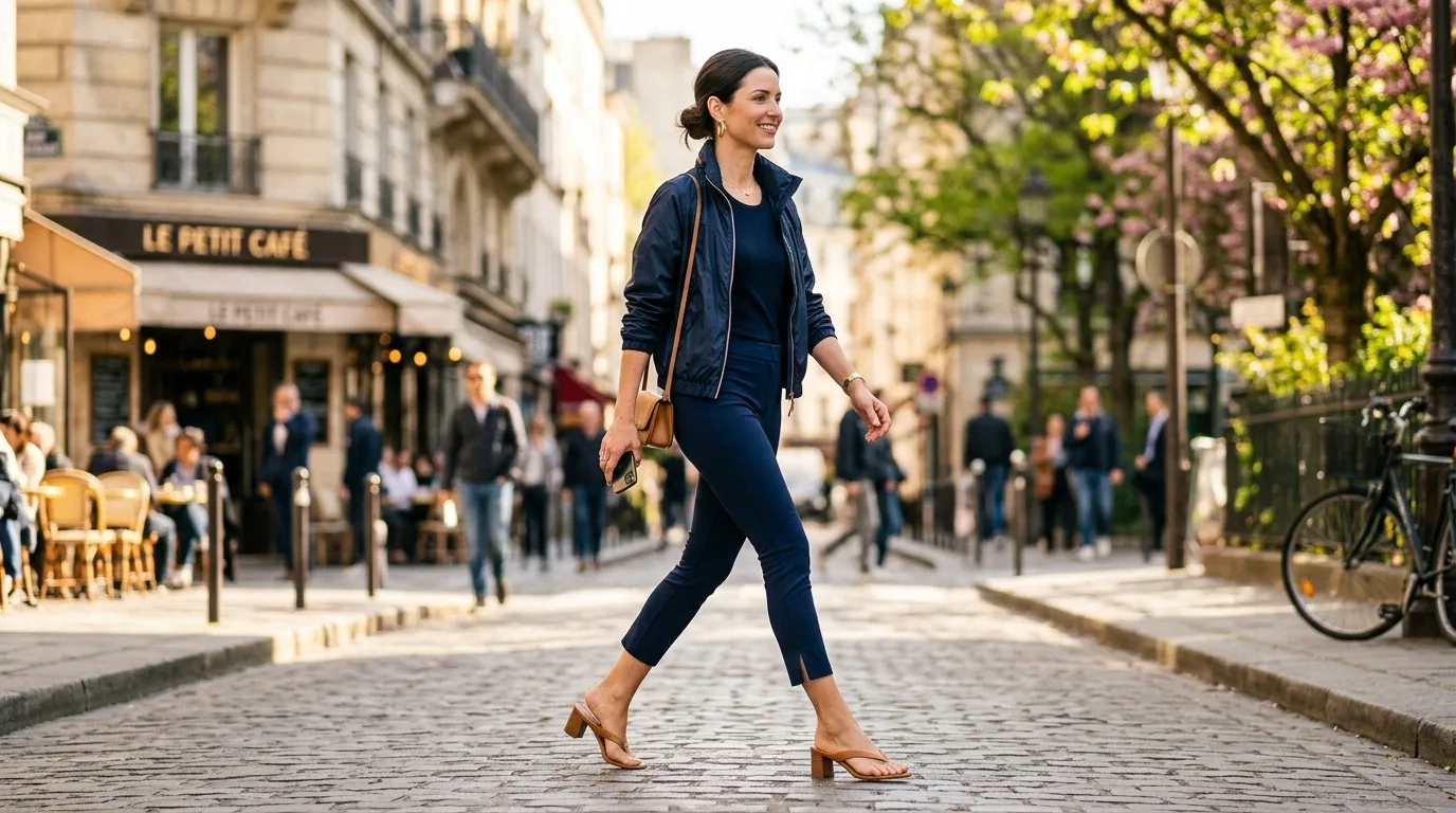 Athleisure Inspired With a Windbreaker