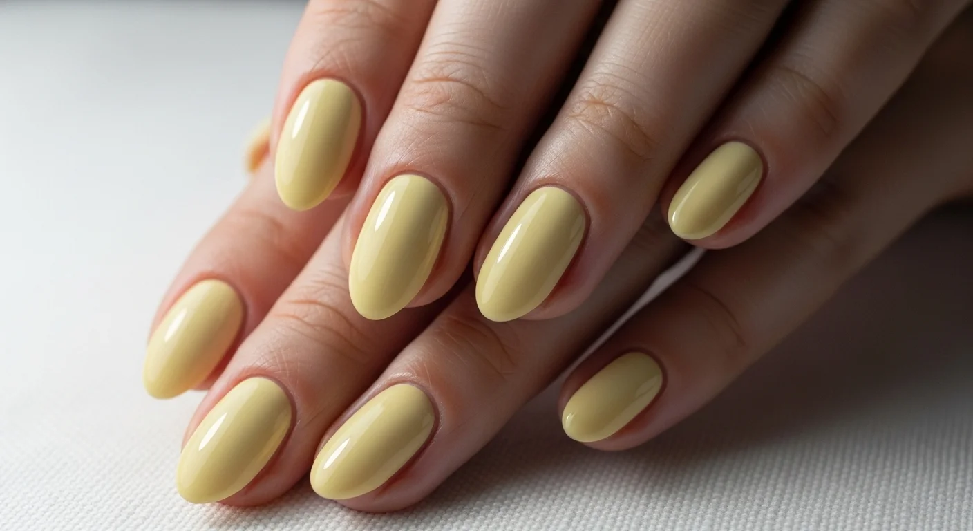 Butter Yellow Nails