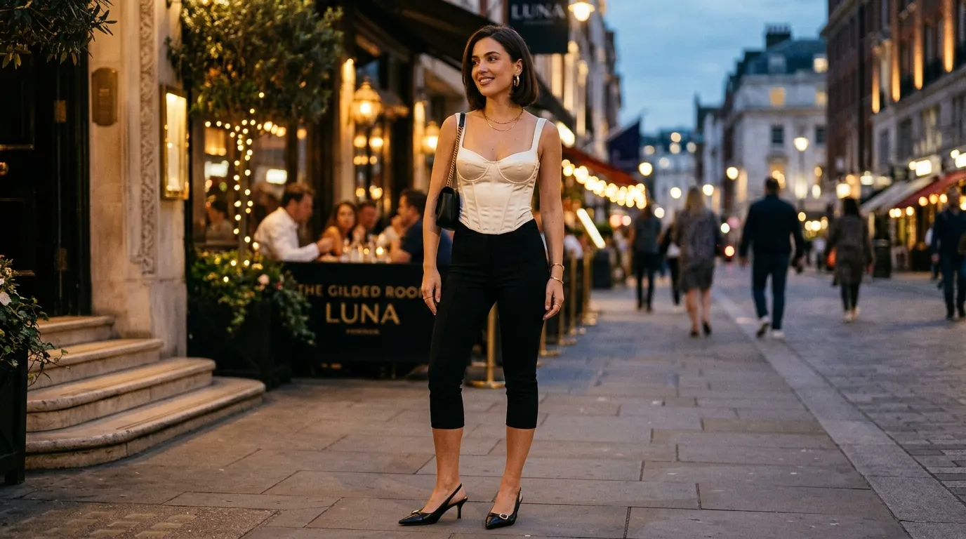 Corset Top and Capris for Evening