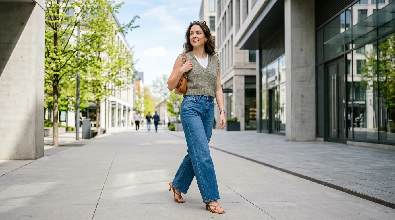 Crop Vest with Low Rise or High Waisted Bottoms