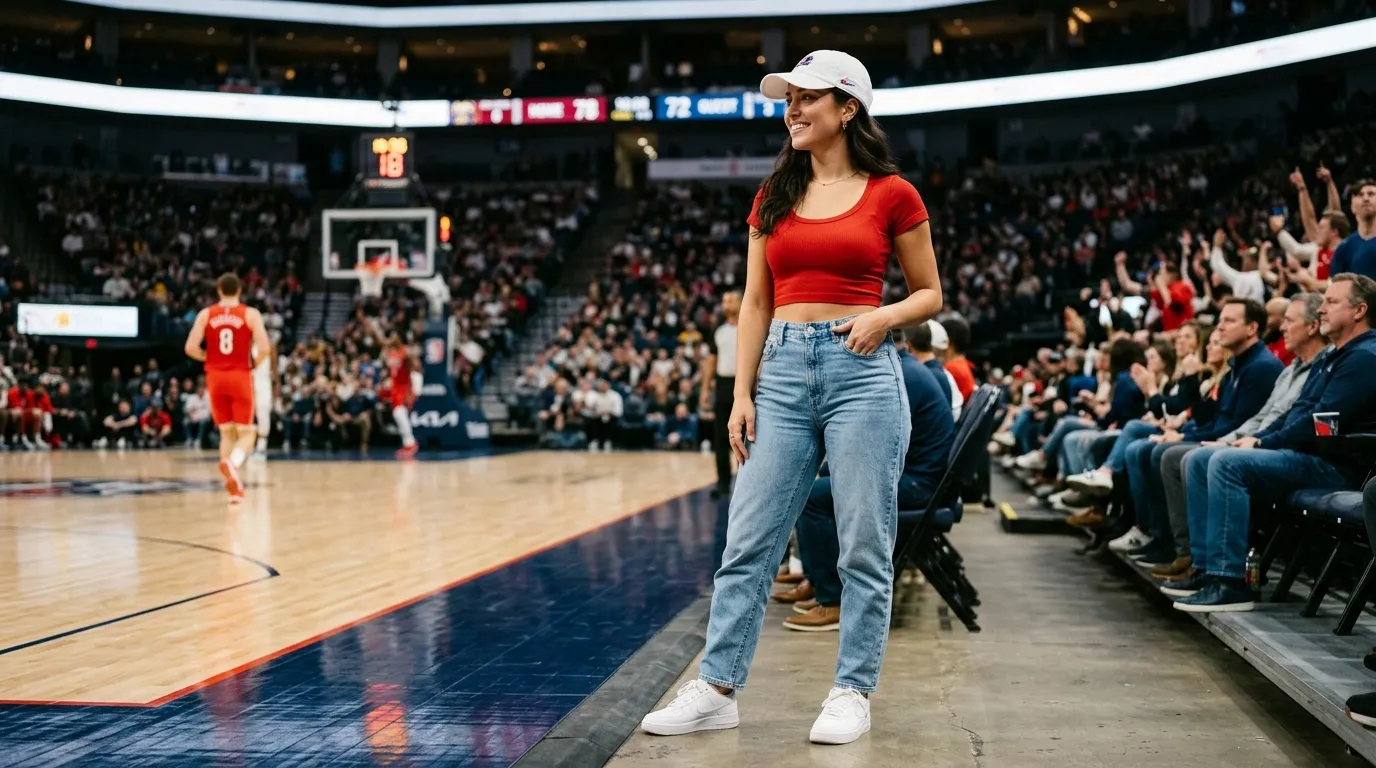 High Waisted Mom Jeans and a Crop Top