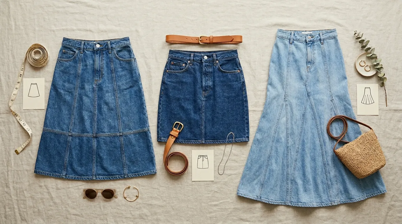 How to Choose the Right Jean Skirt for Your Body Type