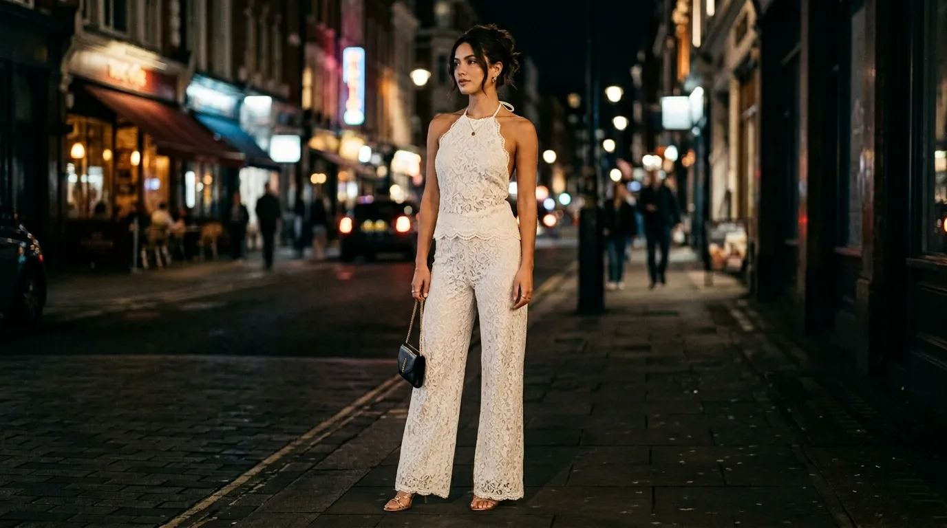 Lace Co ord Set for a Night Out