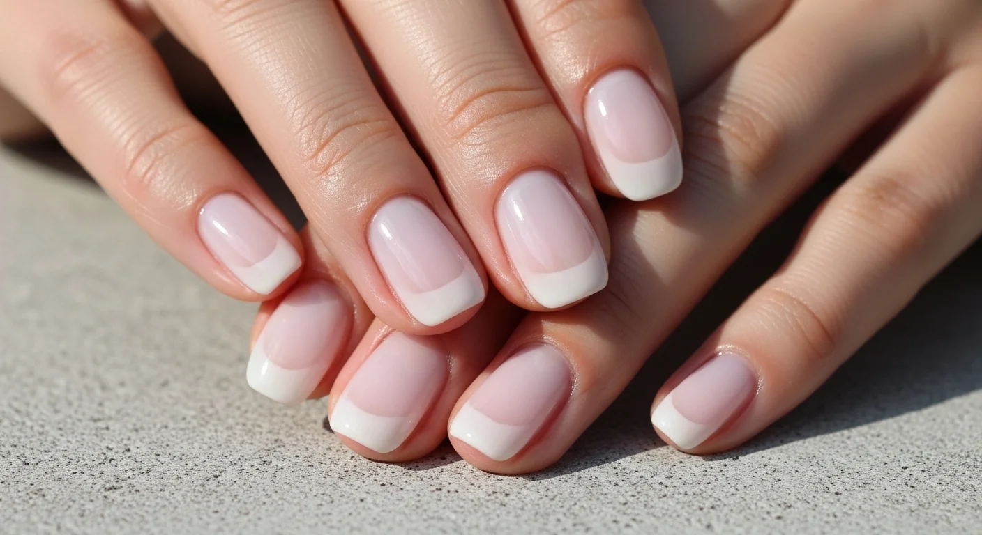 Milky Lavender Nails