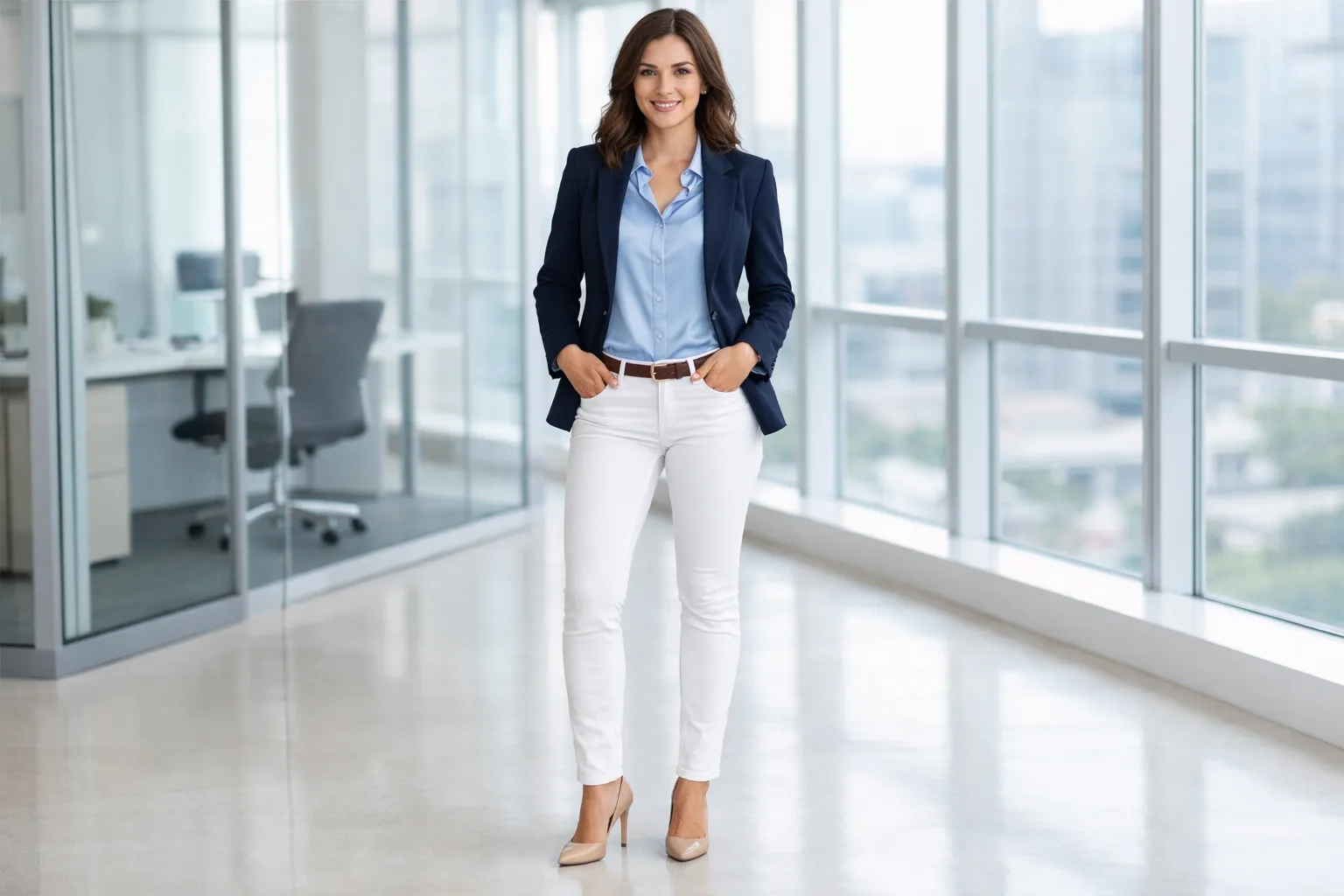 Occasion Based White Jeans Outfits