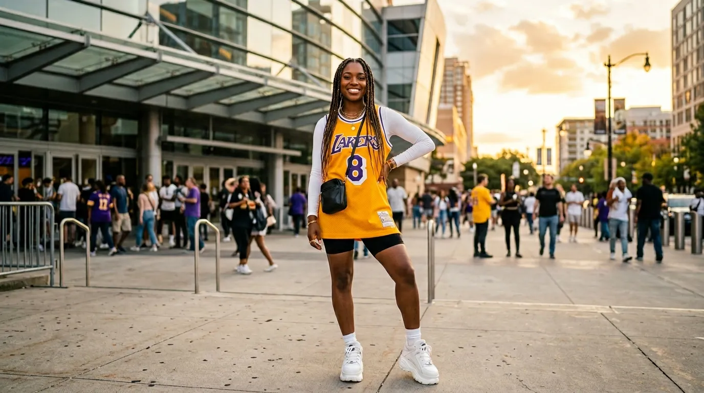 Oversized Jersey With Biker Shorts or Leggings