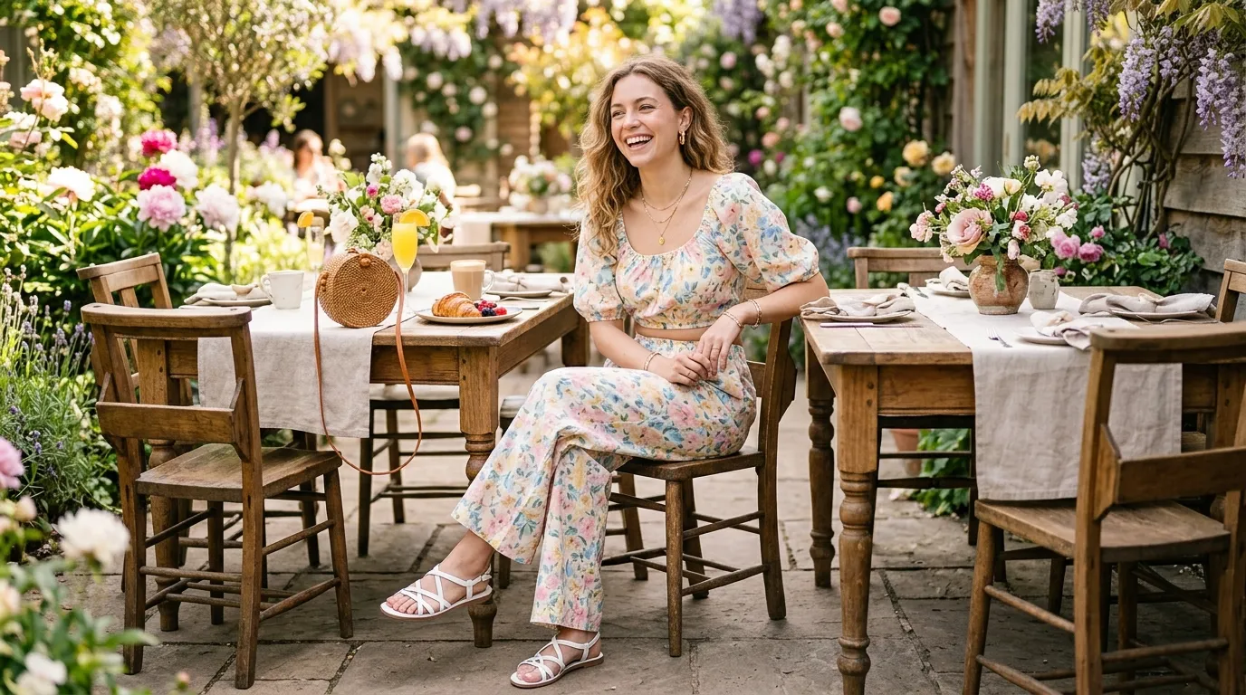 Printed Co ord Set for a Brunch Going Out Look