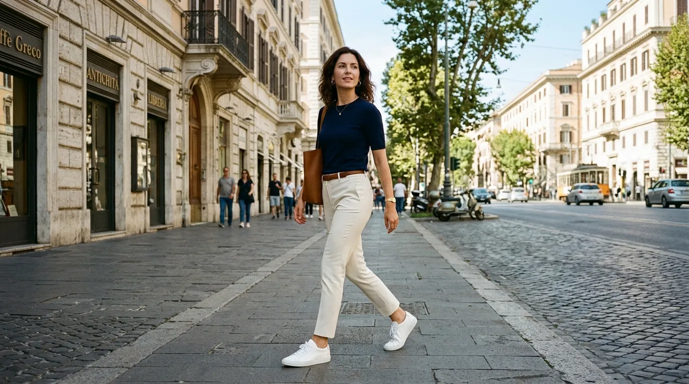 Sneakers with a Tailored Look