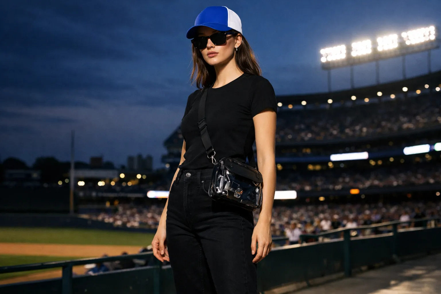 The All Black Stadium Outfit Sleek and Understated