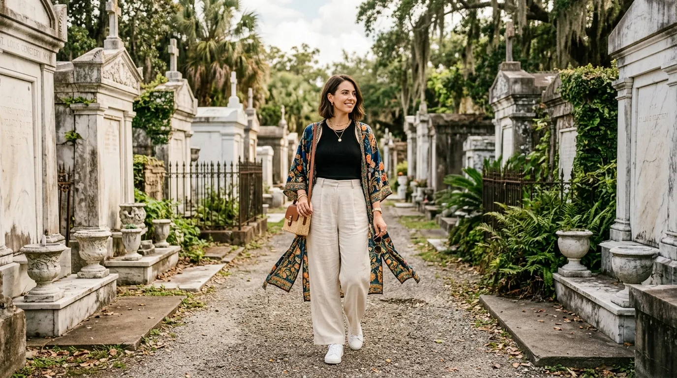 The Cemetery Tour and Museum Day Outfit
