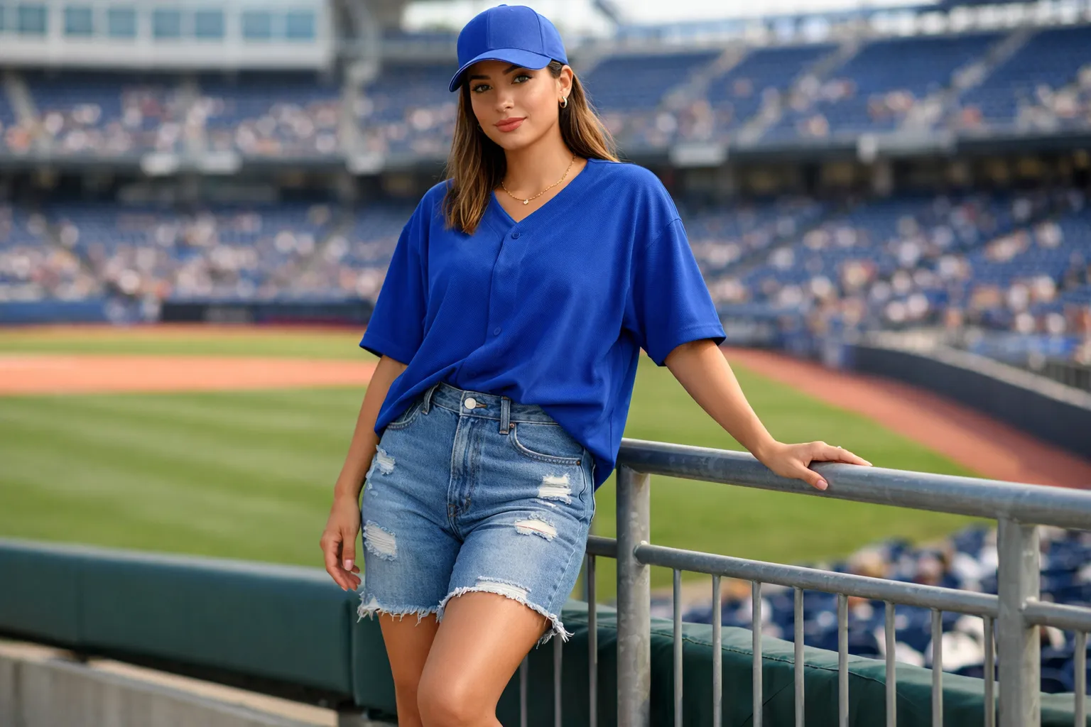 The Classic Jersey and Denim Shorts Look