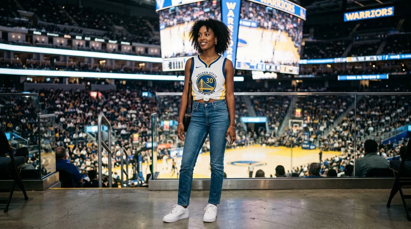 The Classic Jersey and Jeans Combination