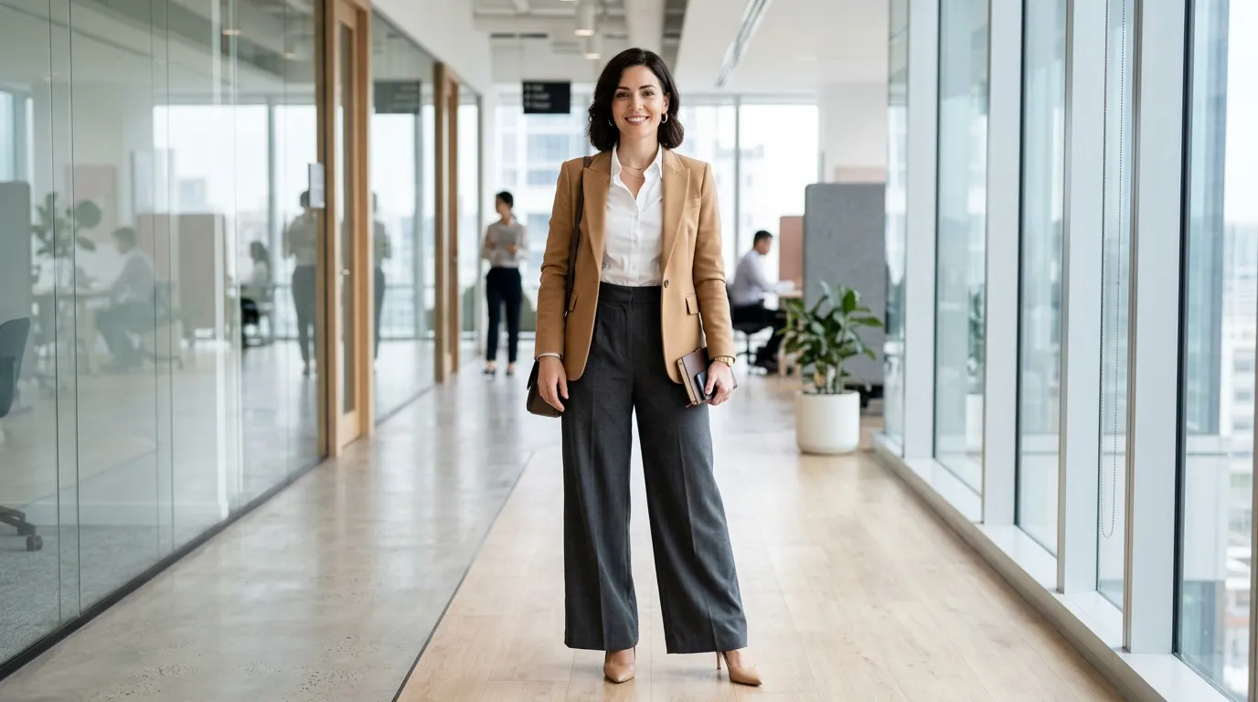 The Classic Office Palazzo Outfit