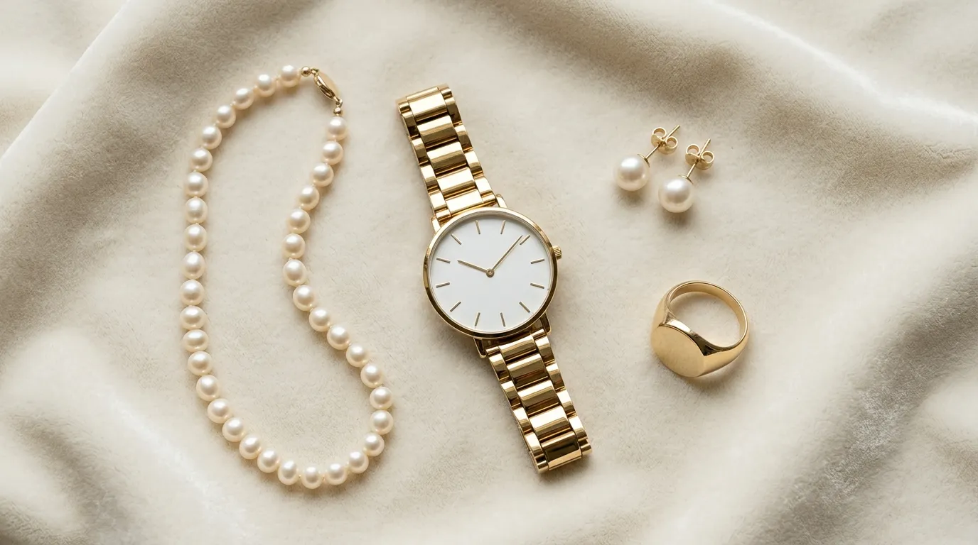 The Classic Watch and Understated Jewelry