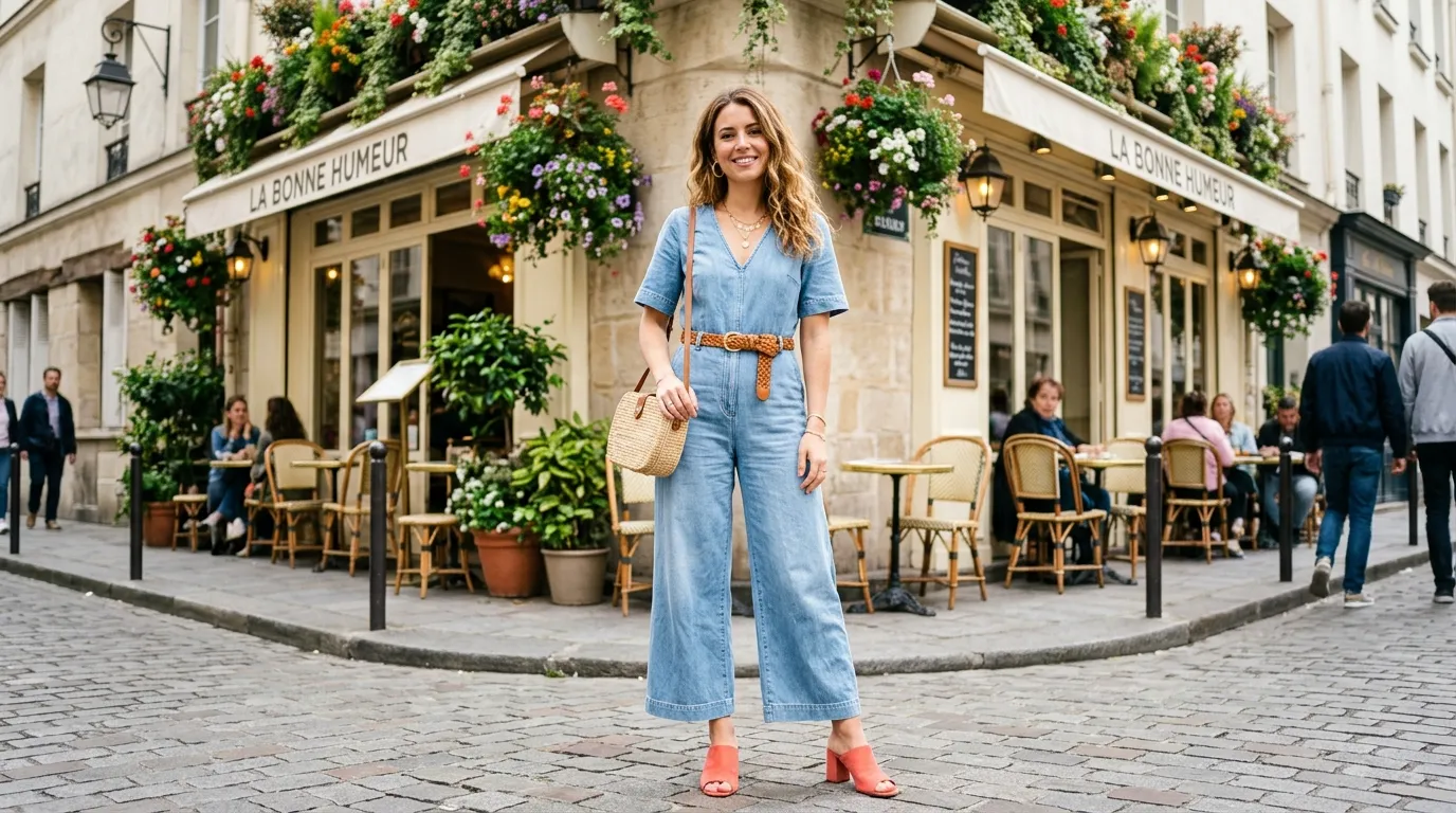The Denim Jumpsuit Styled Up The Denim Jumpsuit Styled Up