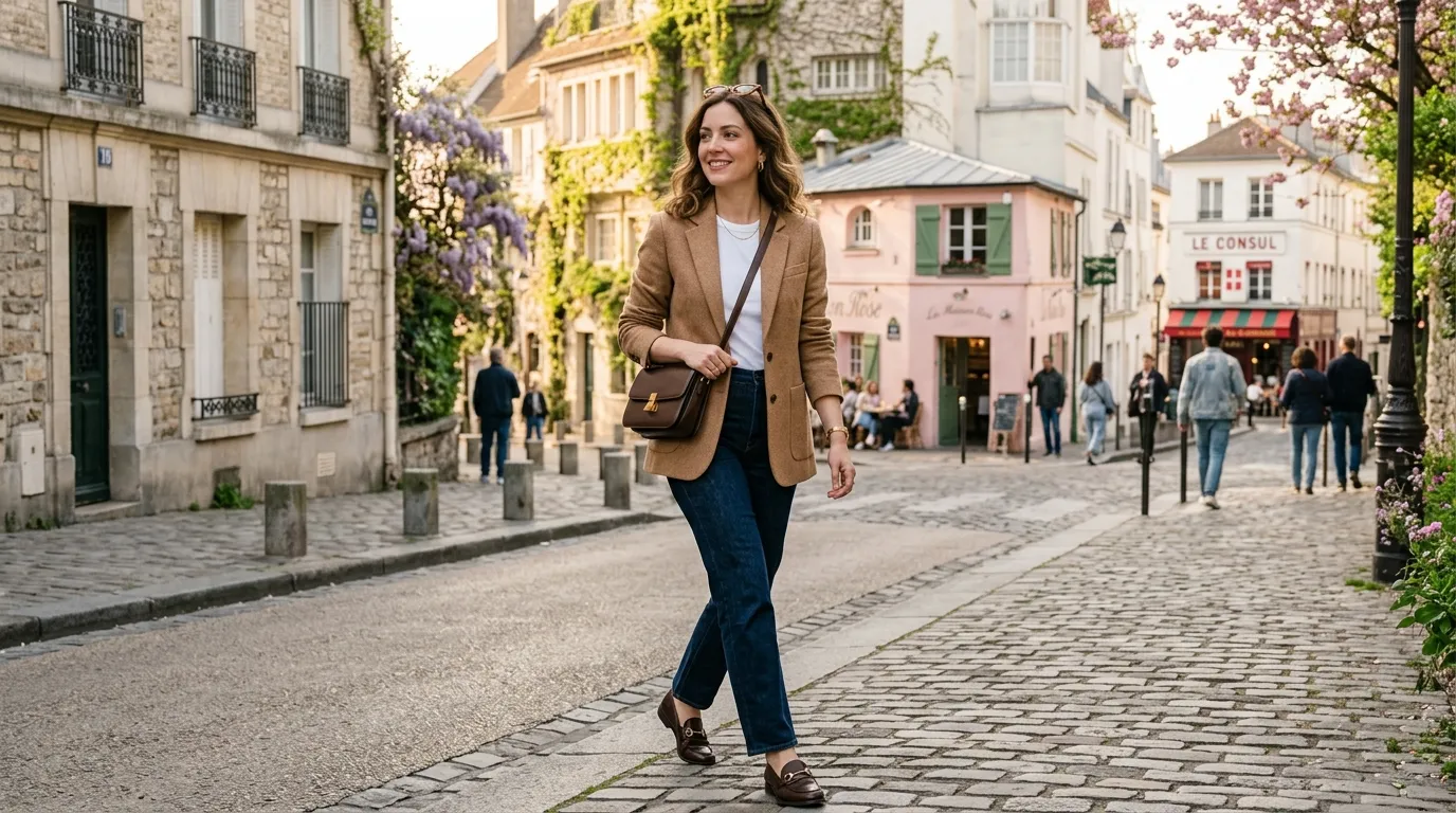The Effortless Denim and Blazer Combination