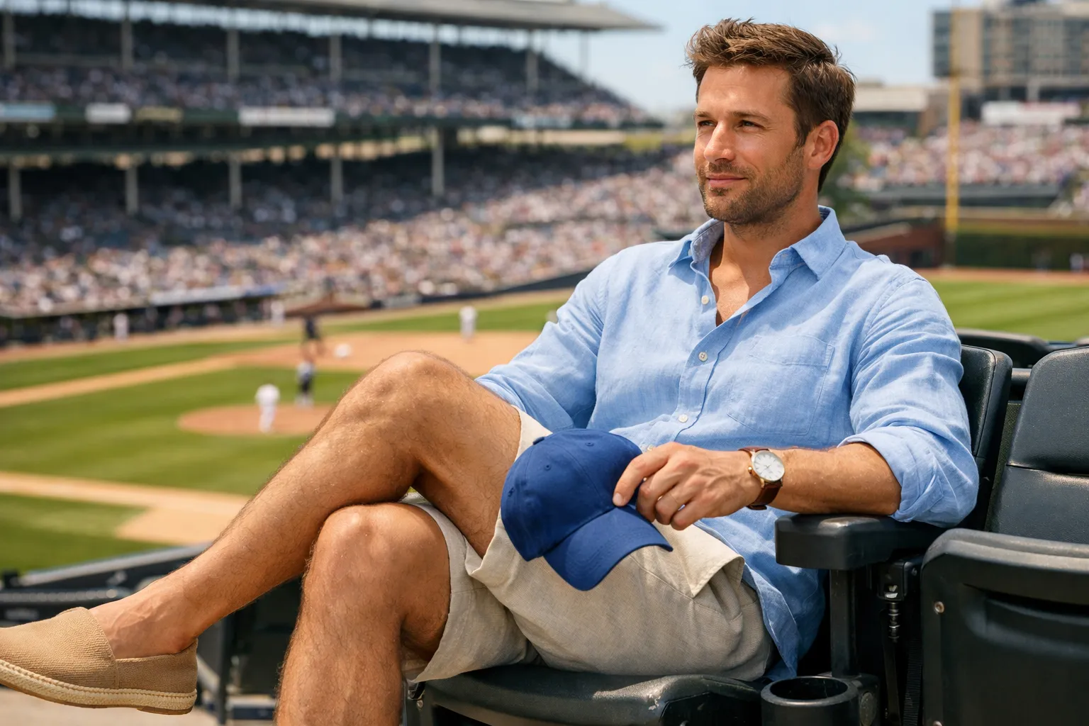 The Elevated Linen Shorts and Button Down Look