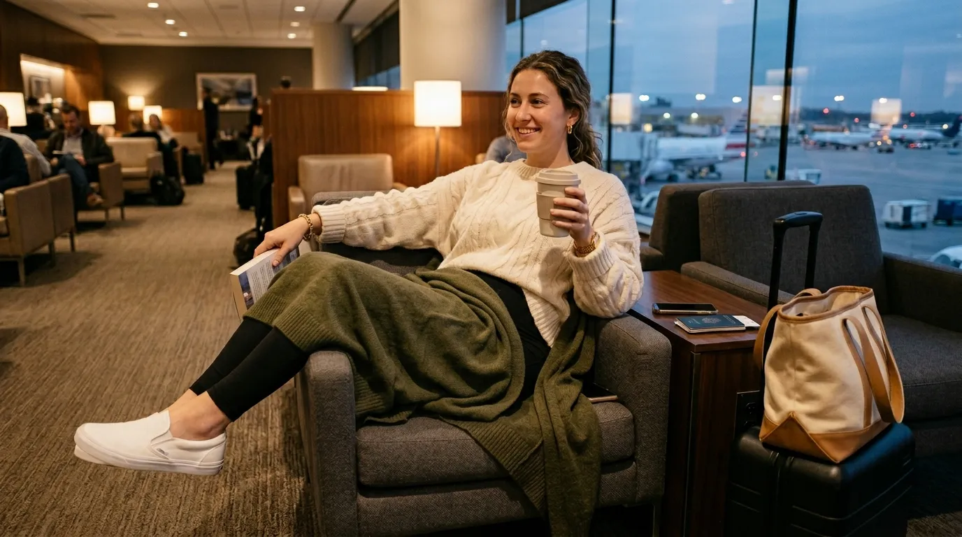 The Leggings and Oversized Sweater Combination