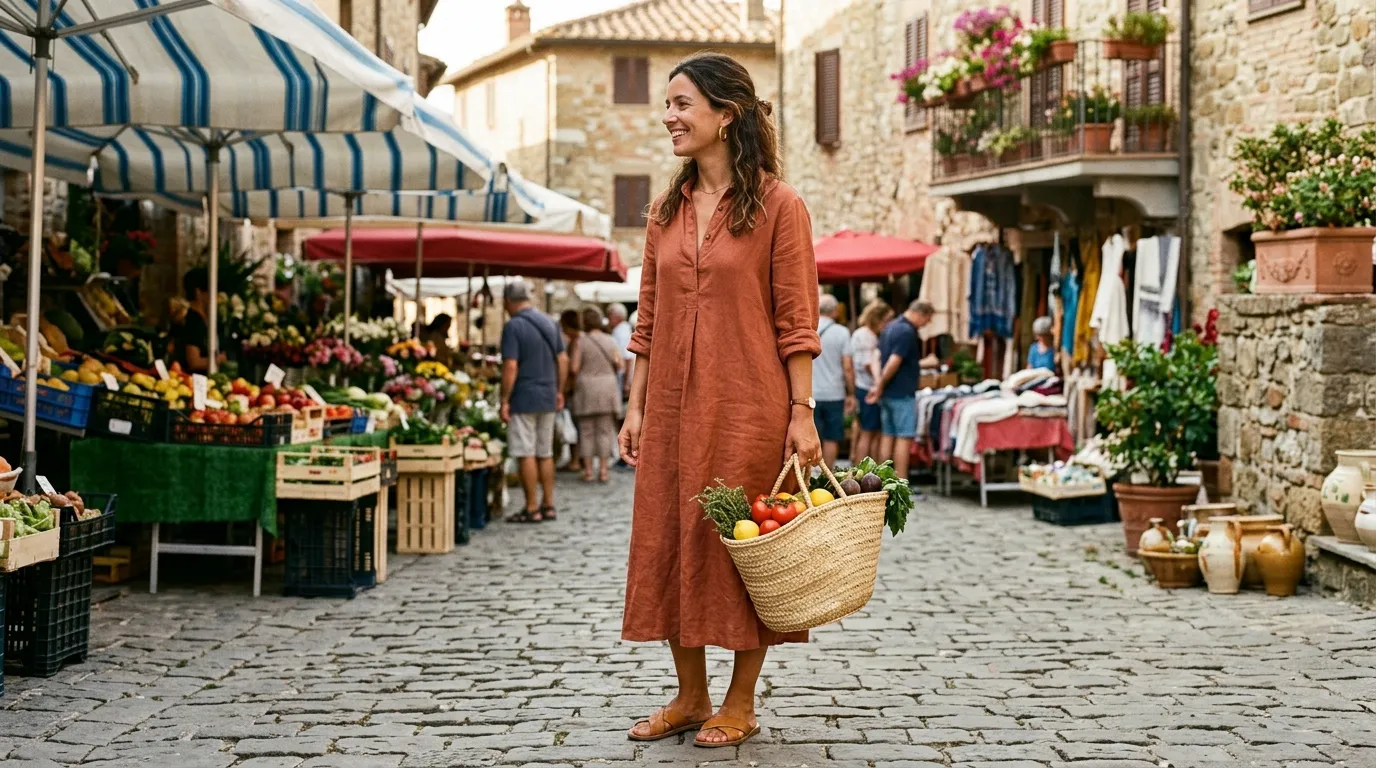 The Linen Shirt Dress