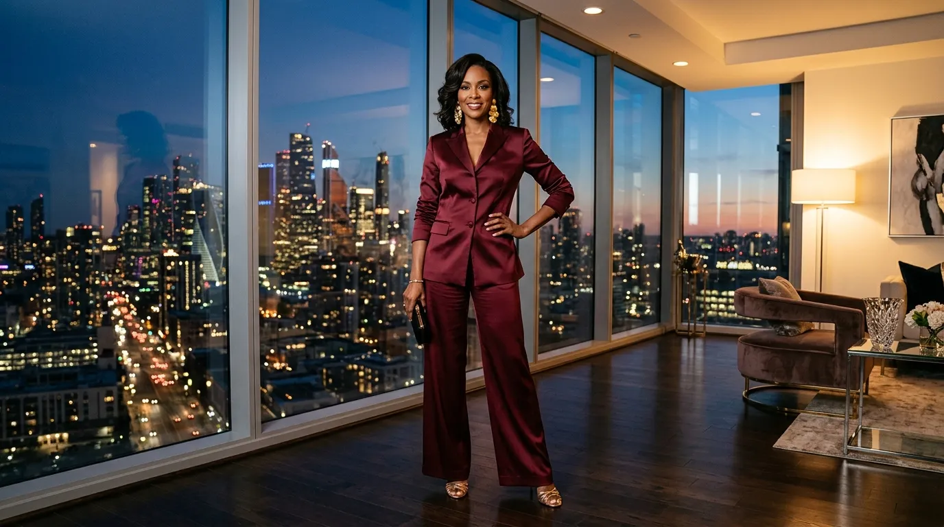 The Matching Satin Set