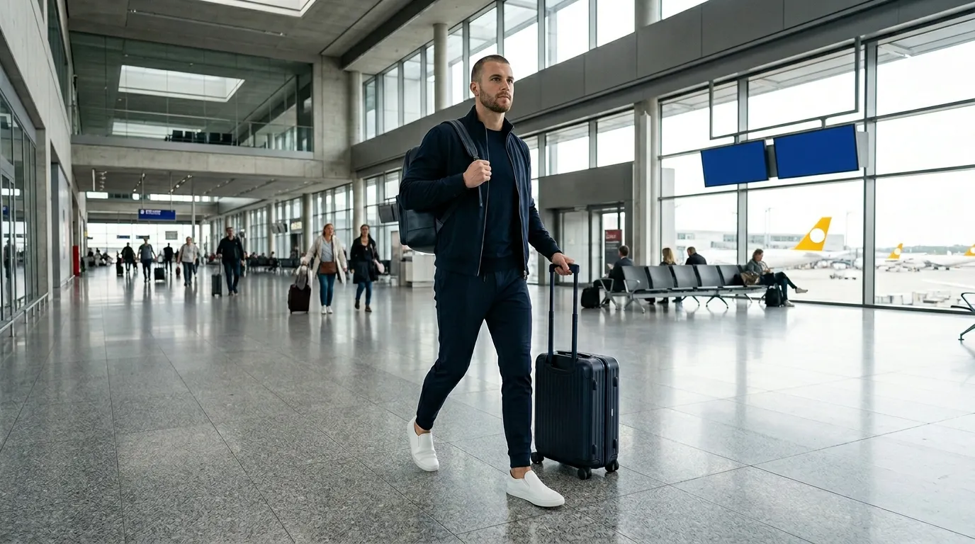 The Monochrome Travel Outfit