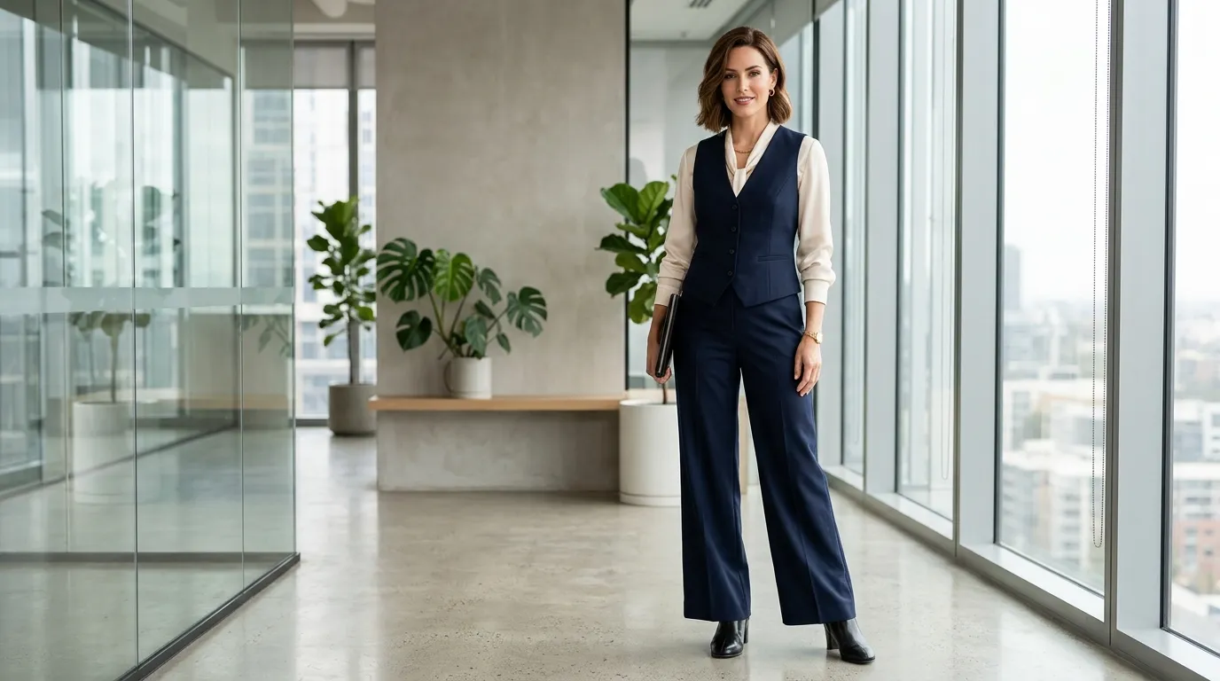 The Tailored Vest for Office and Smart Casual Settings